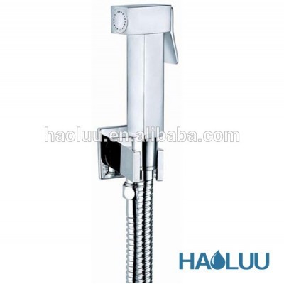 HL0801 square design brass toilet bidet shower