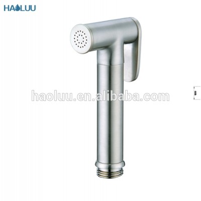 HL56205S china manufacturer brushed nickel handheld toilet shattaf bidet sprayer