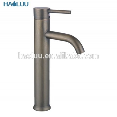 HL99014 high end single handle basin faucet antique brass