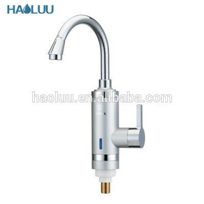 HL96023C hot sale silver color single handle electric faucet with filter